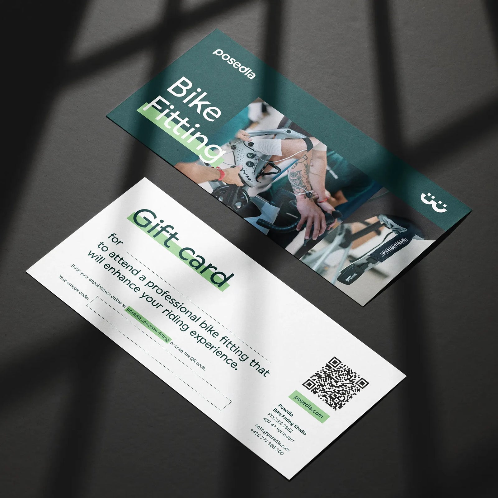 Fahrradanpassung Geschenkkarte